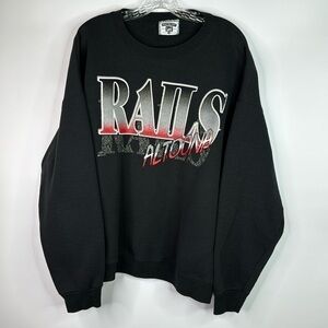 Vintage Lee Heavyweight Rails Altoona Wisconsin Crewneck Sweatshirt 2XL